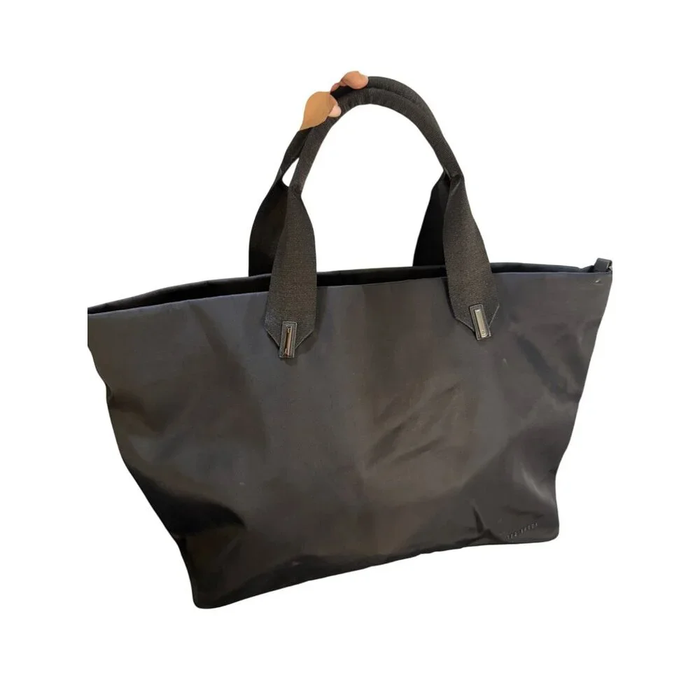 Ted Baker Womens Black Oversized Nylon Tote Bag‎ With Detachable Strap